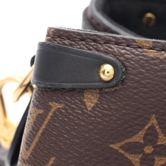 Louis Vuitton Soufflot NV Handbag Leather Brown Black - Picture 7 of 10